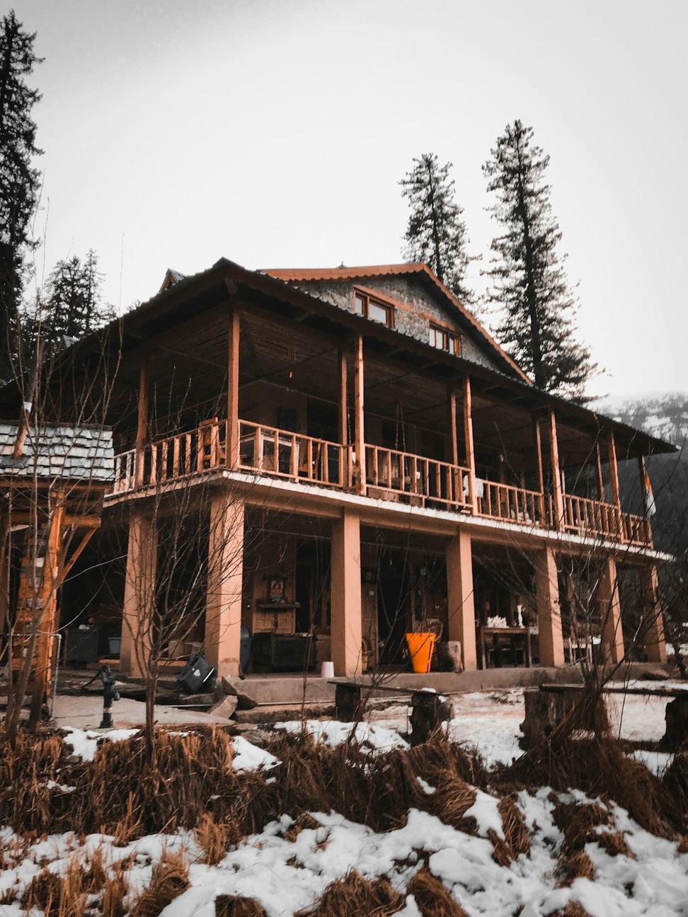 Historic mountain lodge